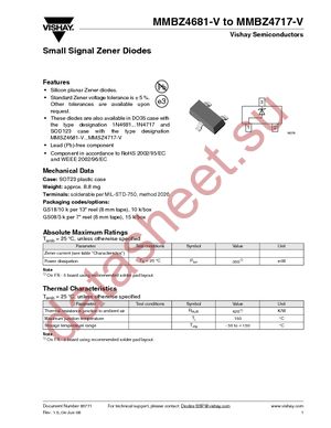 MMBZ4683-V-GS18 datasheet  